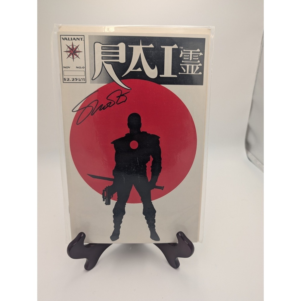 Rai #0 (Valiant 1992) Signed by Jim Shooter COA - 1st full Appearance Bloodshot